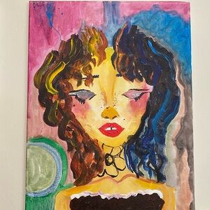 Expressive Portrait Canvas Art